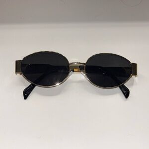 Gold and Black Sunglasses